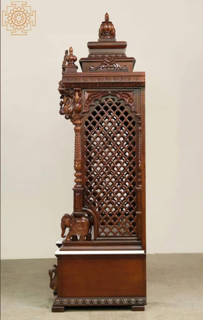 Wooden temple solid Teakwood Handmade Customizable Home Wooden Temple Large Wooden Mandir All Handcrafted Carving Temple Polished Mandir