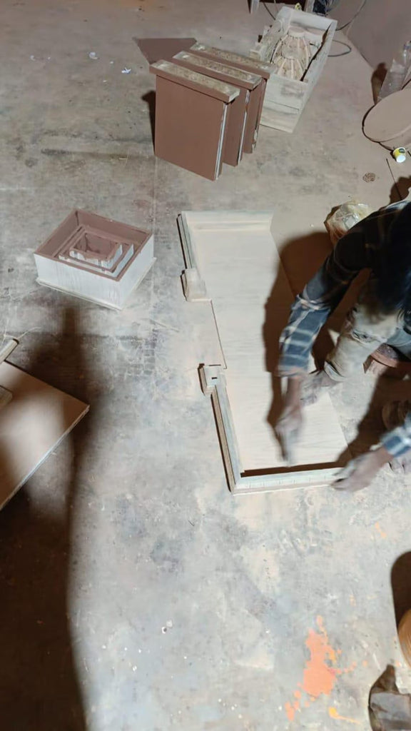 Wooden temple 65" Large solid Teakwood mandir handcarved traditional unique design Handmade Customizable Home Wooden Temple solid teakwood