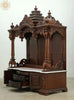 Wooden temple 65" Large solid Teakwood mandir handcarved traditional unique design Handmade Customizable Home Wooden Temple solid teakwood