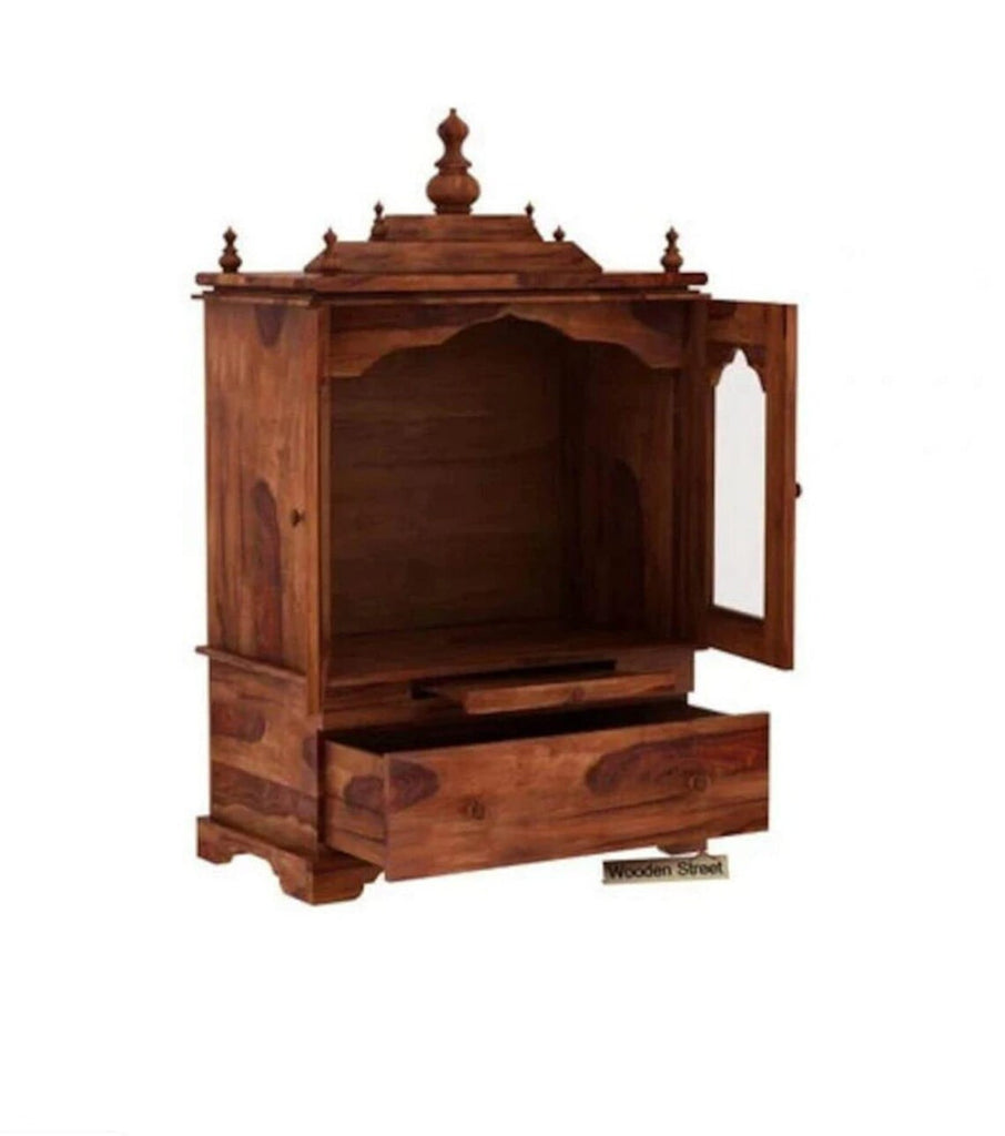 Home temple Handmade Customizable Home Wooden Temple solid teakwood hand carved unique Large Wooden Mandir All Handcrafted Carving