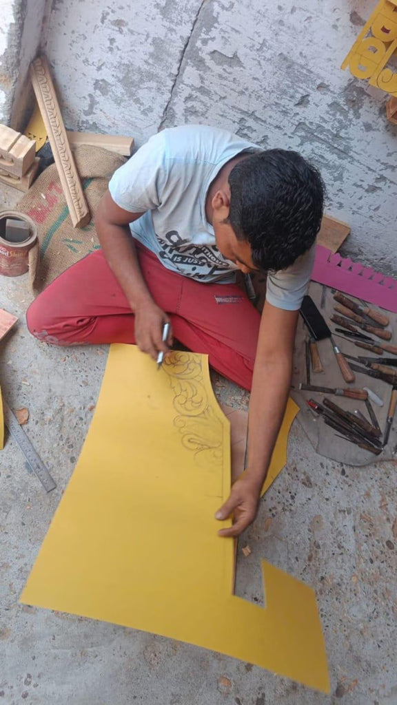 Wooden temple 65" Large solid Teakwood mandir handcarved traditional unique design Handmade Customizable Home Wooden Temple solid teakwood