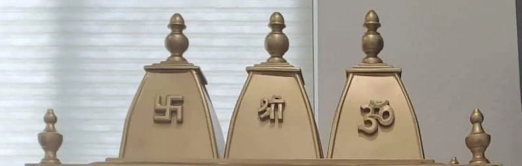 Handmade Teakwood Mandir: Customizable Wooden Home Temple