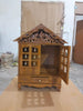 Handmade Teakwood Mandir: Customizable Home Temple with Hand Carved Details