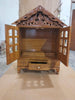 Handmade Teakwood Mandir: Customizable Home Temple with Hand Carved Details