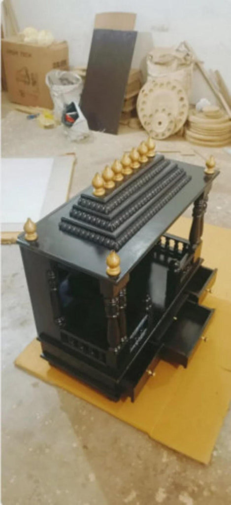 Home temple Handmade Customizable Home Wooden Temple solid teakwood hand carved unique Large Wooden Mandir All Handcrafted Carving