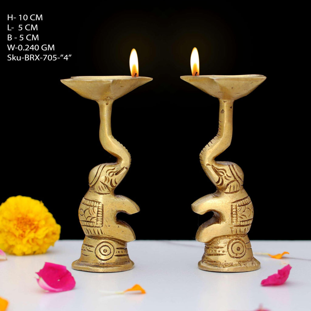 Brass Elephant Deepak