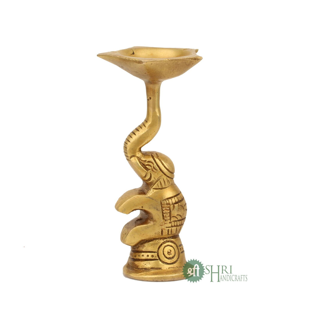 Brass Elephant Deepak