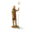 18 Inch Resin Shiva in Copper Painting