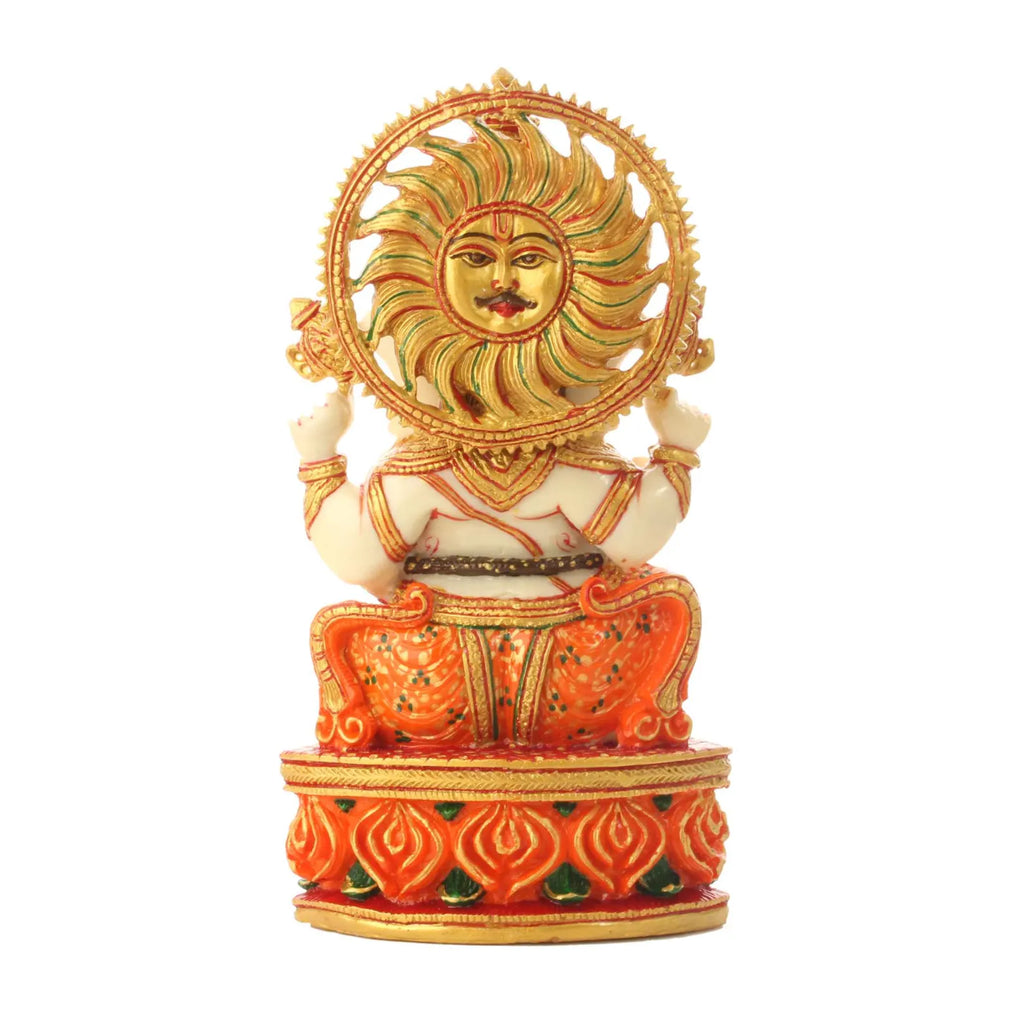 8â€³ Lord Ganesha Resin Idol