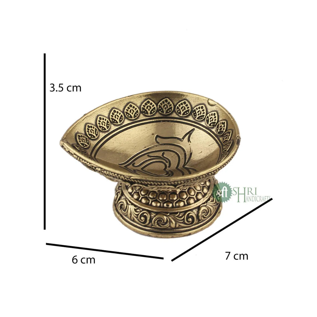 Pure Brass Pooja Diya