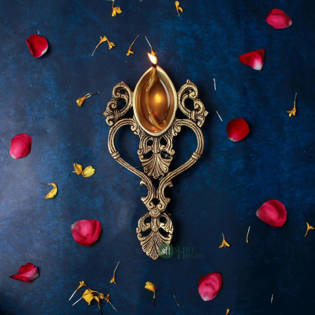 Handcrafted Brass Diya for Pooja