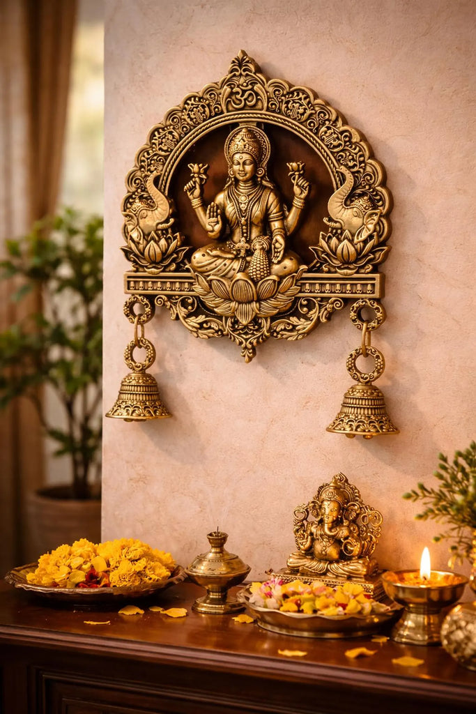 Premium Brass Goddess Lakshmi Latkan