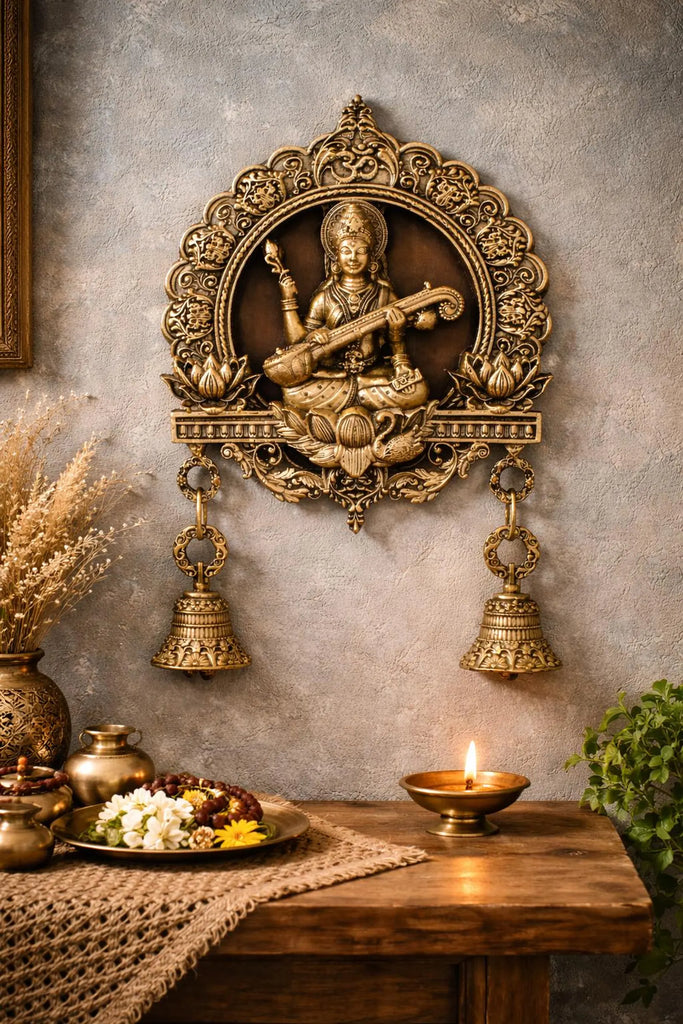 Premium Brass Saraswati Latkan