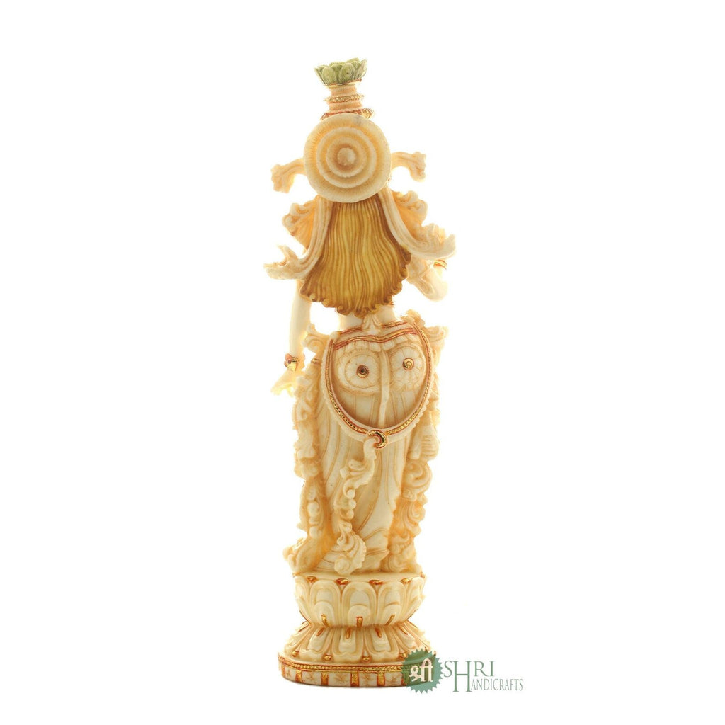 15 Inch Radha Marble Dust Idol