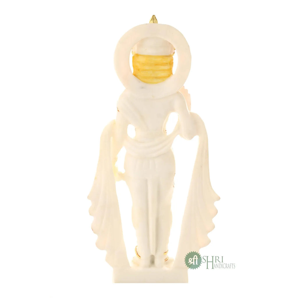 15 Inch Radha Krishna Pair Marble Dust Idol