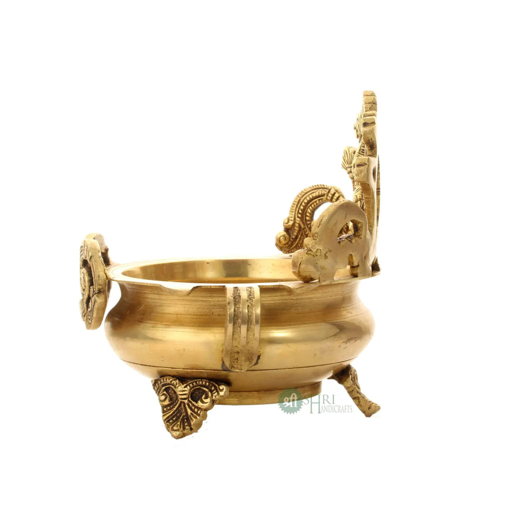 Handcrafted Goddess Laxmi Decorative Urli for Prosperity & Festive Decor