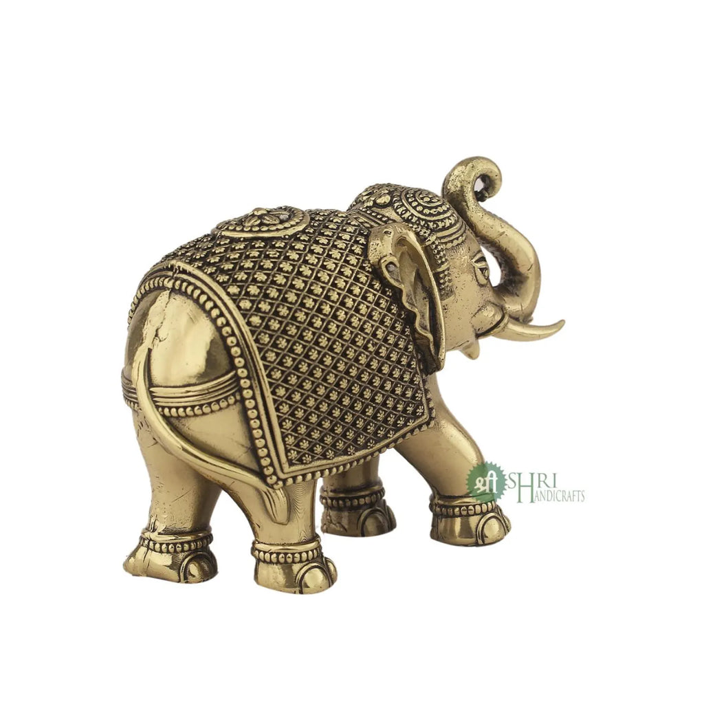 2 Inch Brass Elephant Figurine