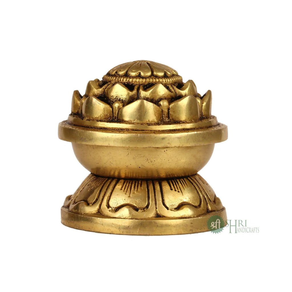 Brass Incense and Dhoop Burner for Pooja & Meditation