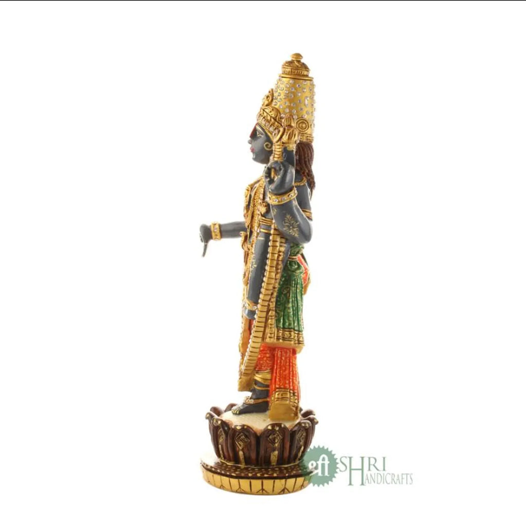 15 Inch Tirupati Standing Hand-Painted Resin Idol