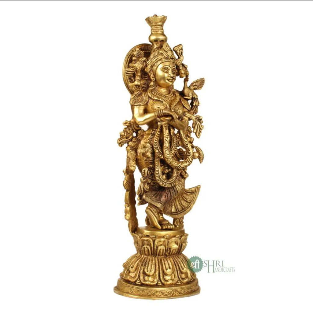 20 Inch Brass Radha Idol