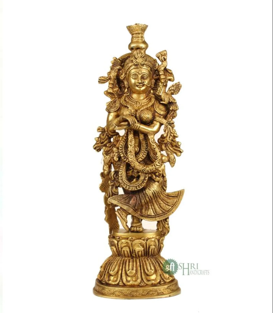 20 Inch Brass Radha Idol