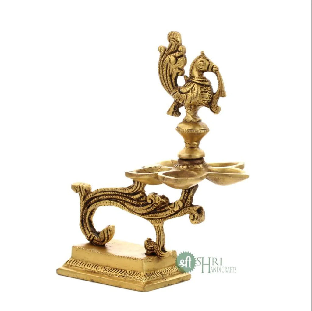 7 Inch Traditional Handcrafted Brass Deepak