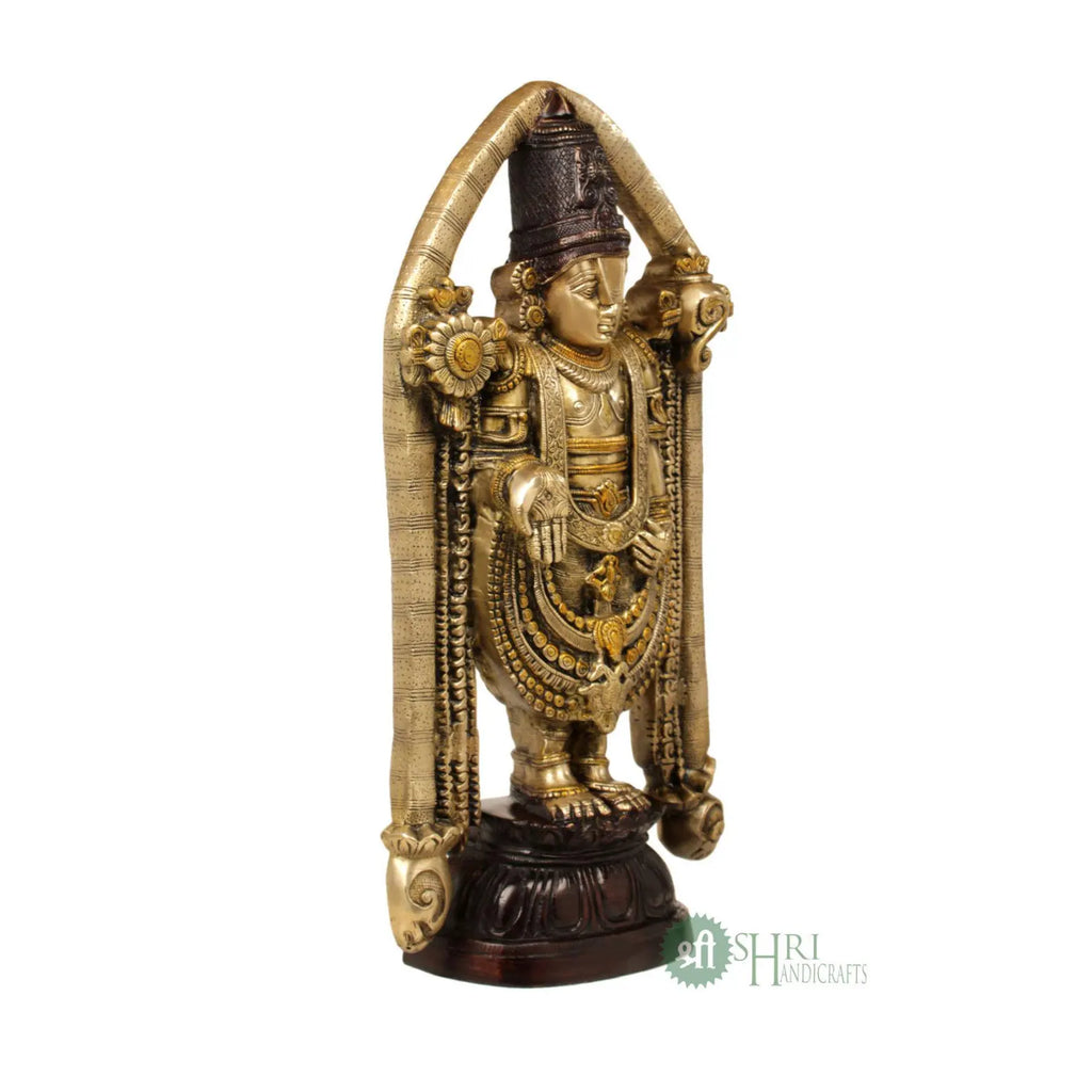 23 Inch Brass Tirupati Balaji Idol
