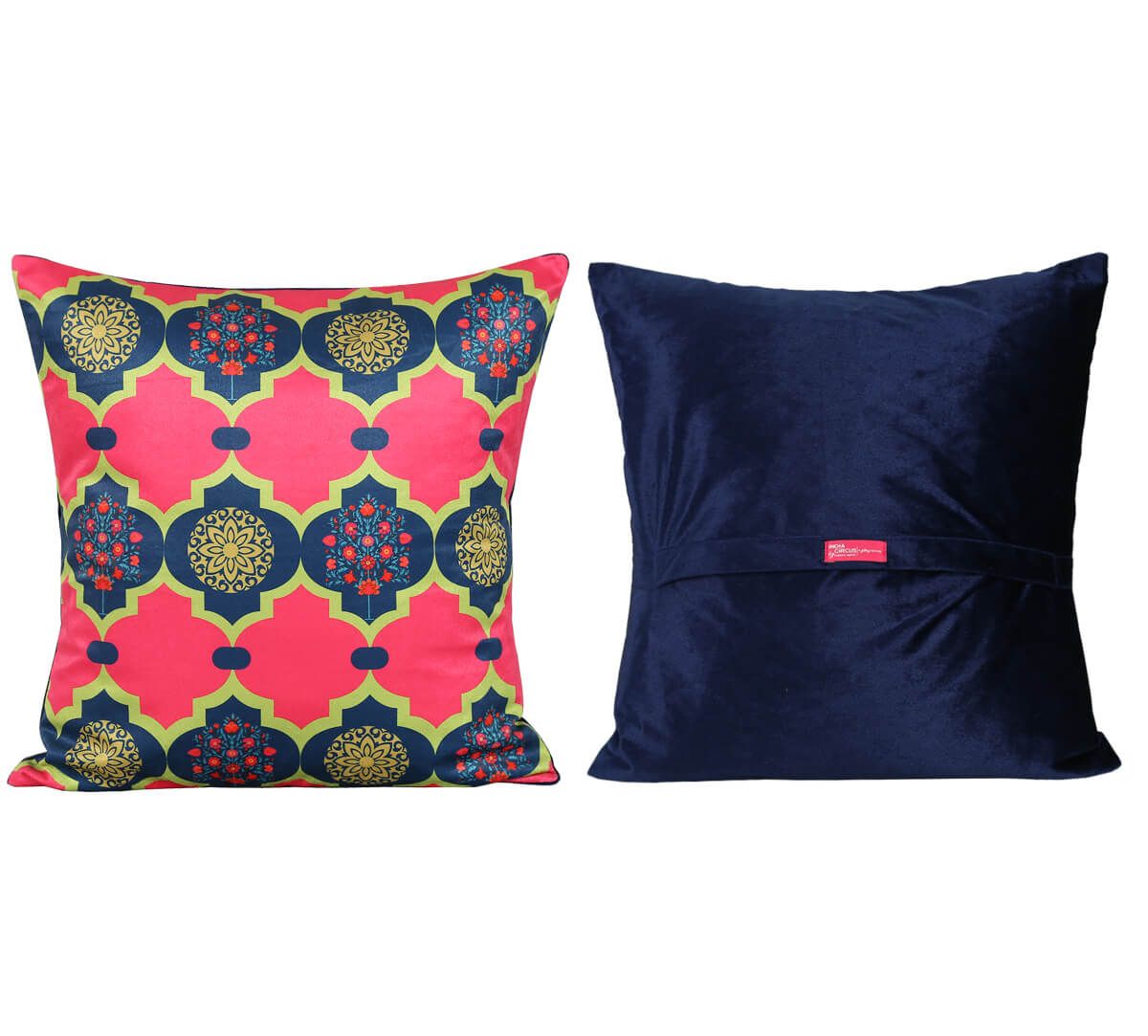 Shop set of 5 Poppy Bird Land Blended Velvet Cushion Cover
