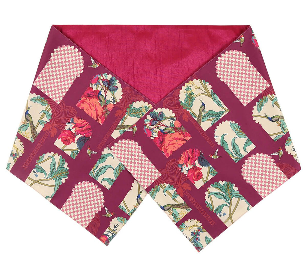 Boysenberry Signature Windows Table Runner