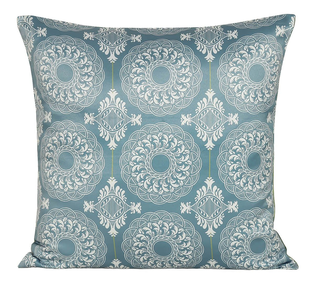 Ethnic Circles Satin Blend Satin Blend Cushion Cover Set of 5