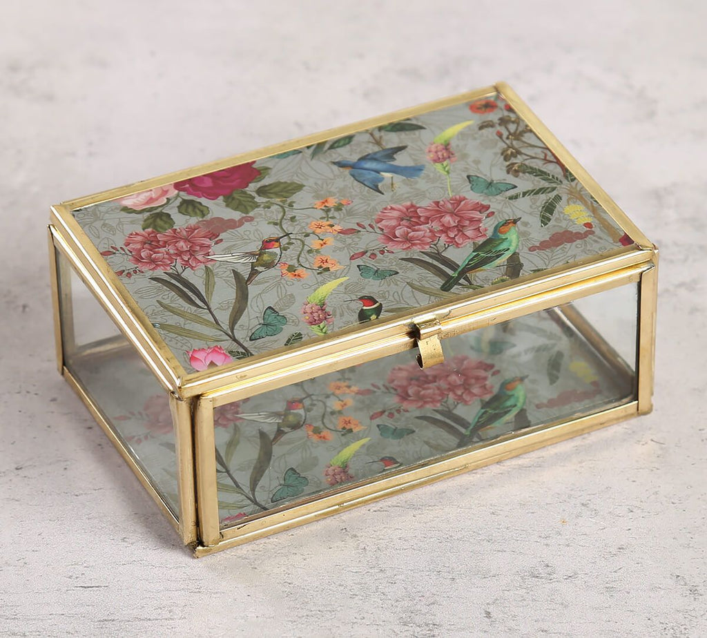 Grey Bird Land Storage Box