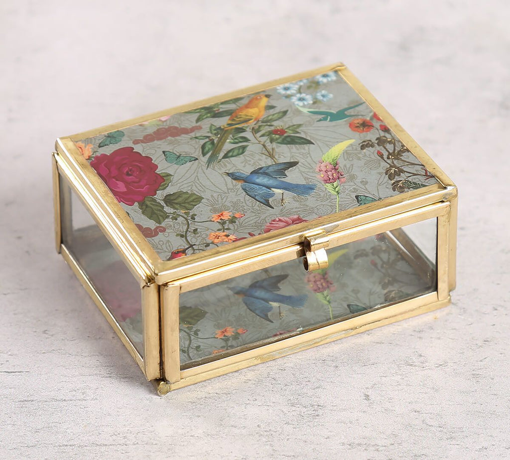 Grey Bird Land Storage Box