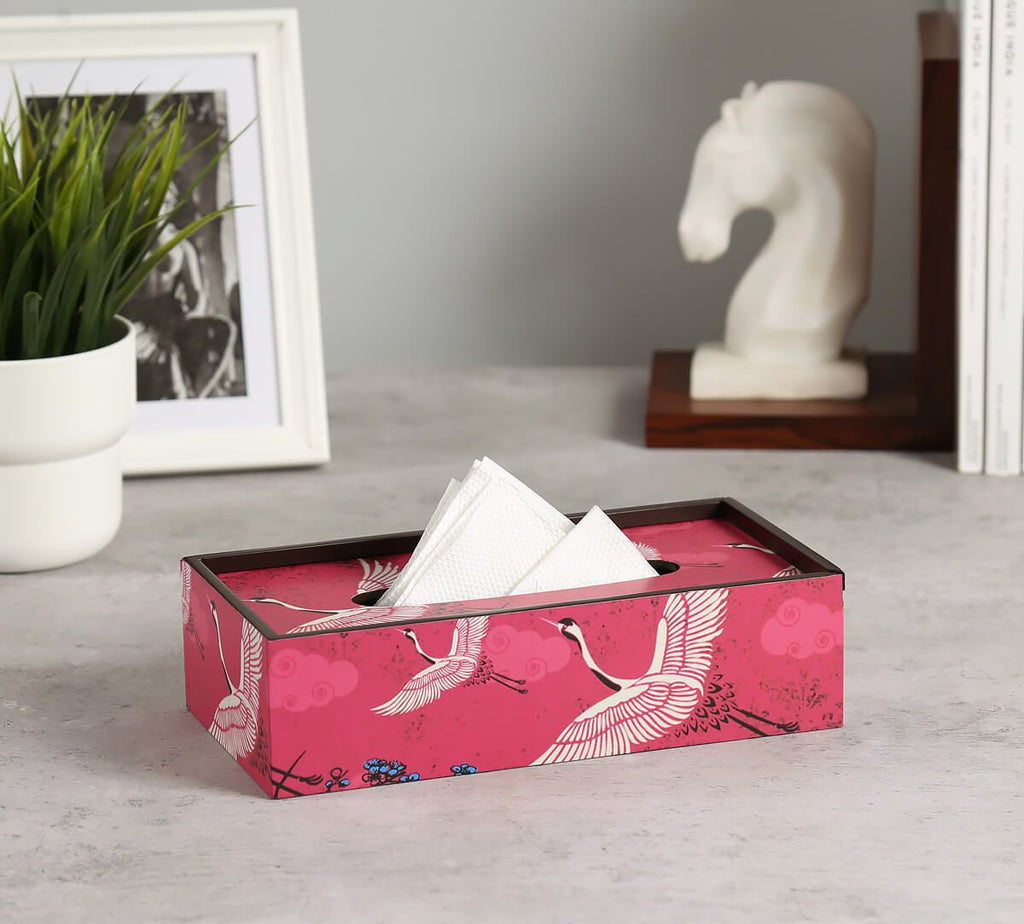 Legend of the Cranes Tissue Box Holder