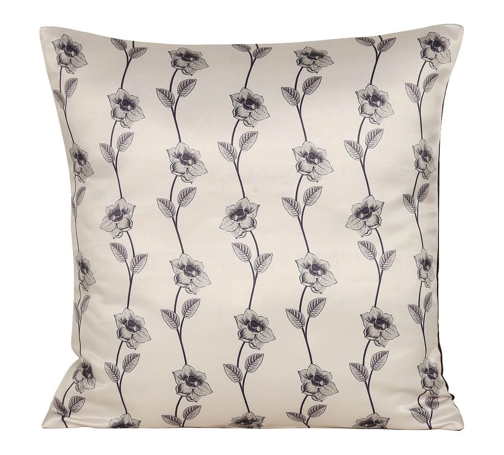 Warbled Verdure Satin Blend Cushion Cover Set of 5