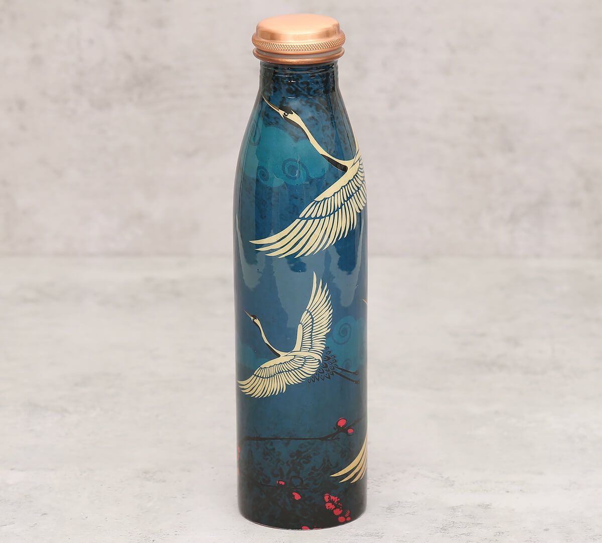 Legend of the Cranes Copper Bottle