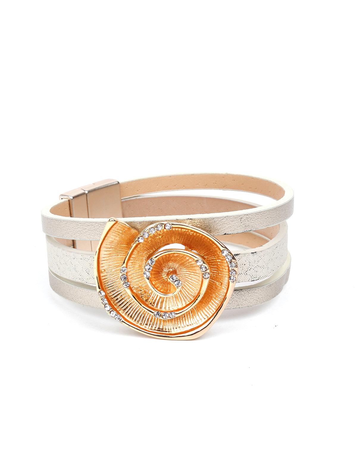 Women's Ivory Colour Statement Bracele