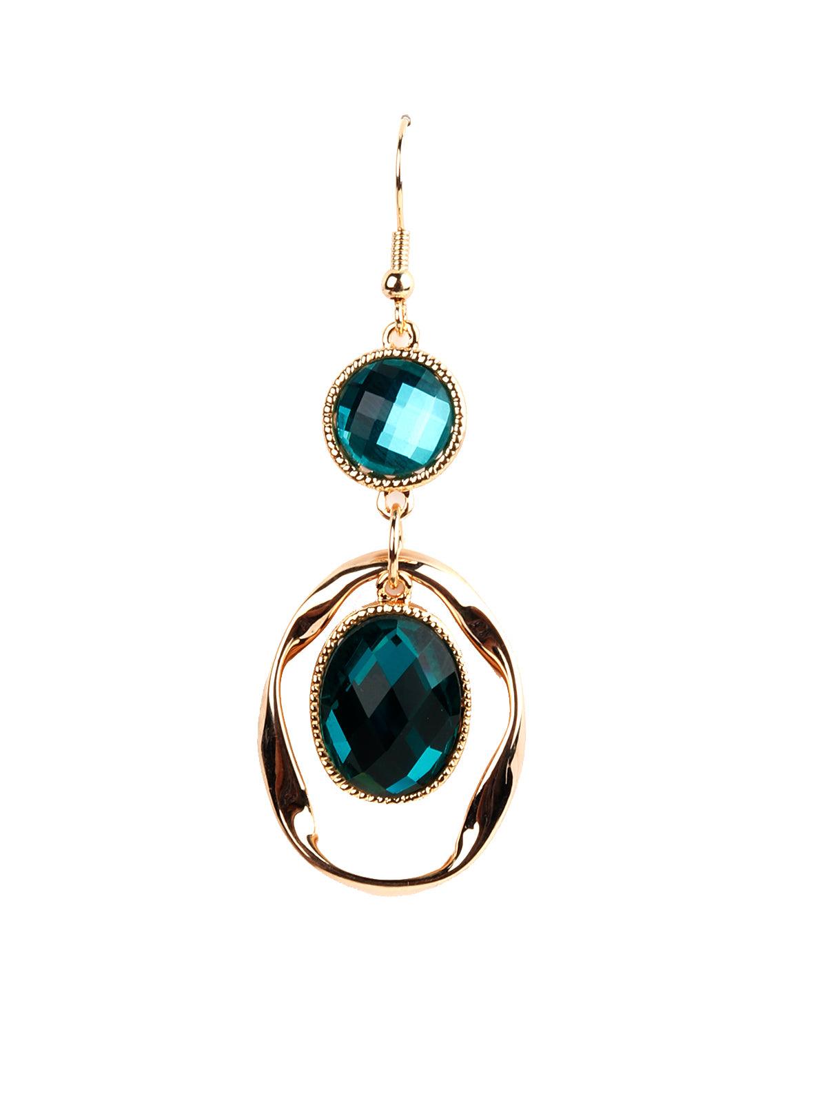 Women's Kito Emerald Green Dangling Earring