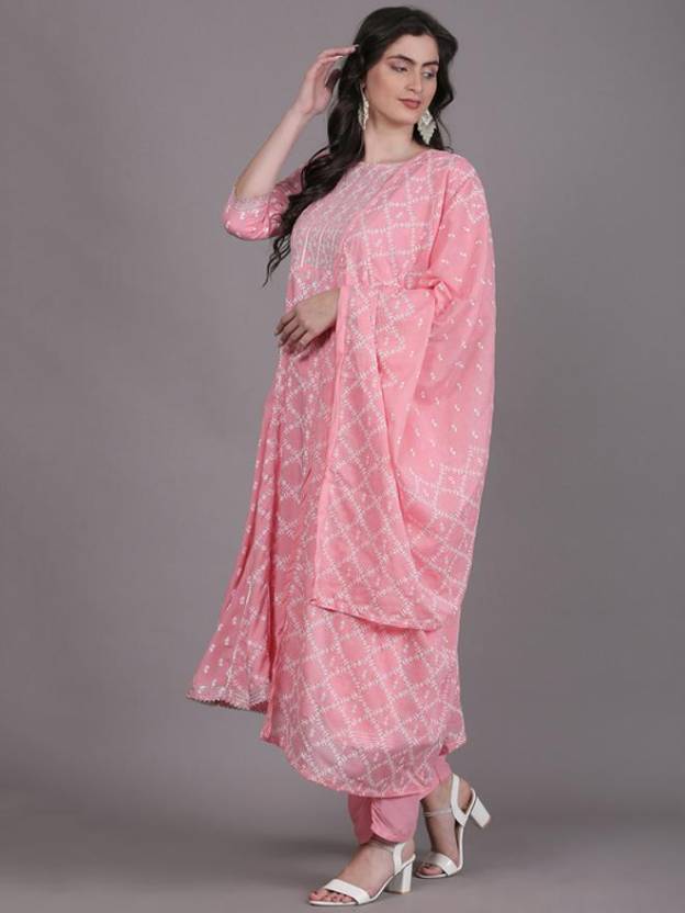 Women's Kurta, Pant And Dupatta Set Cotton Rayon - Taantav