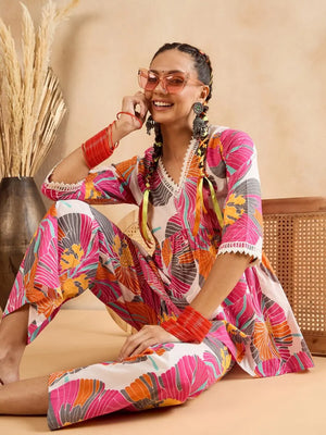 winered-women-floral-print-naira-cut-co-ord-set