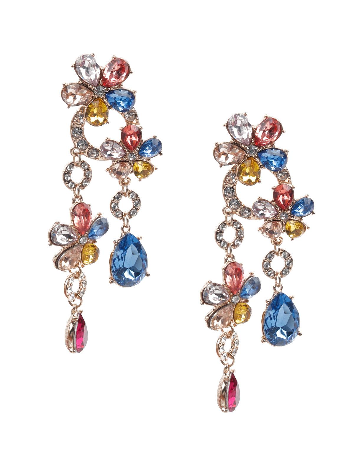 Women's Multicolored Chandelier Earring