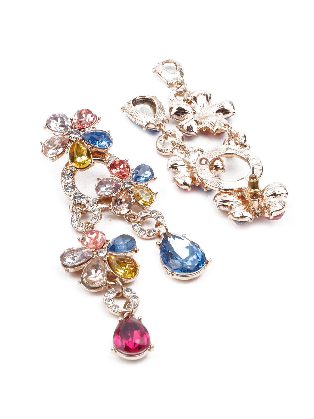 Women's Multicolored Chandelier Earring
