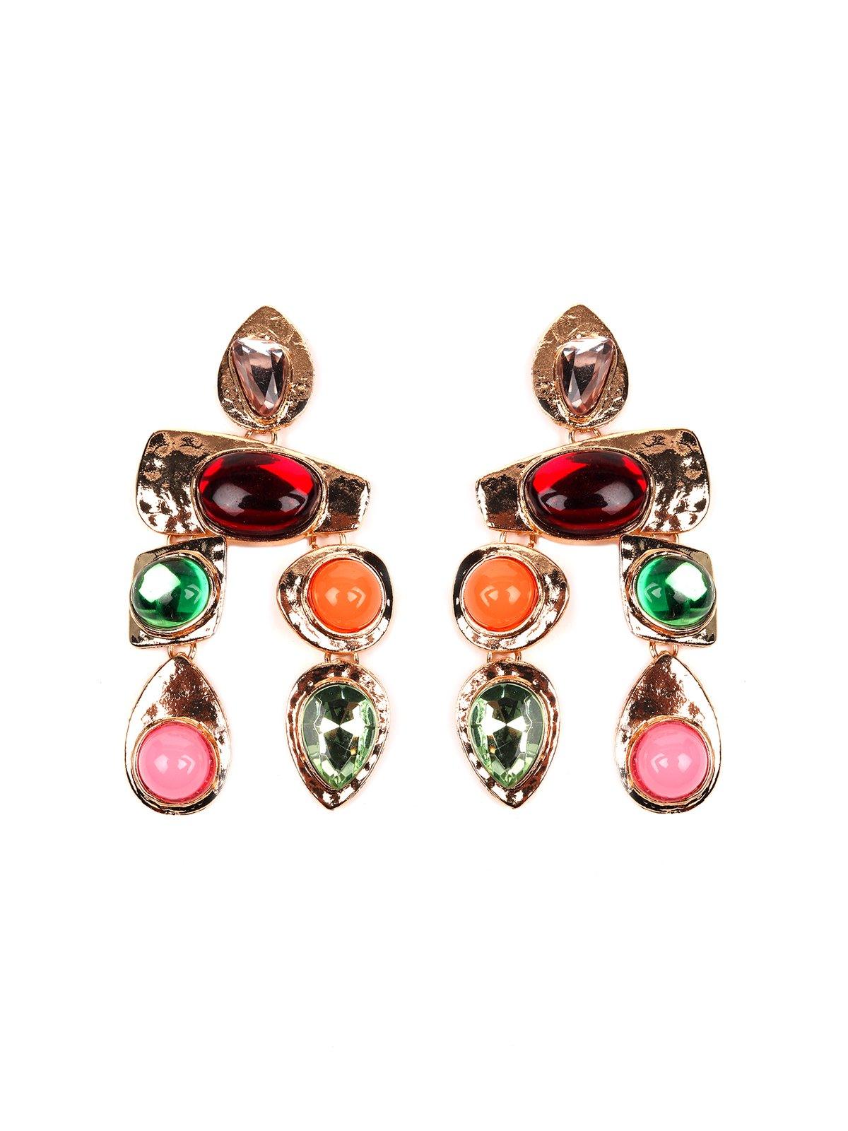 Women's Multicolour Designer Statement Earring