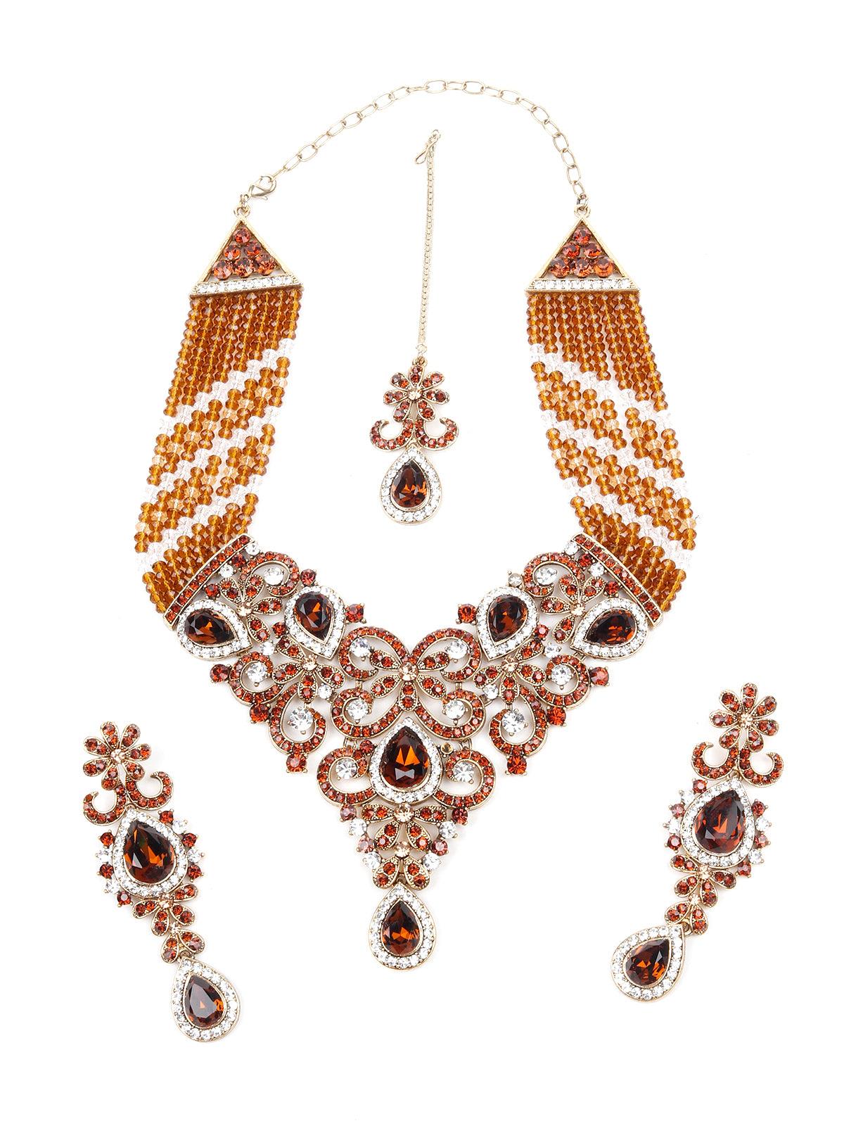 Women's Multicoloured Stones And Kundan Se