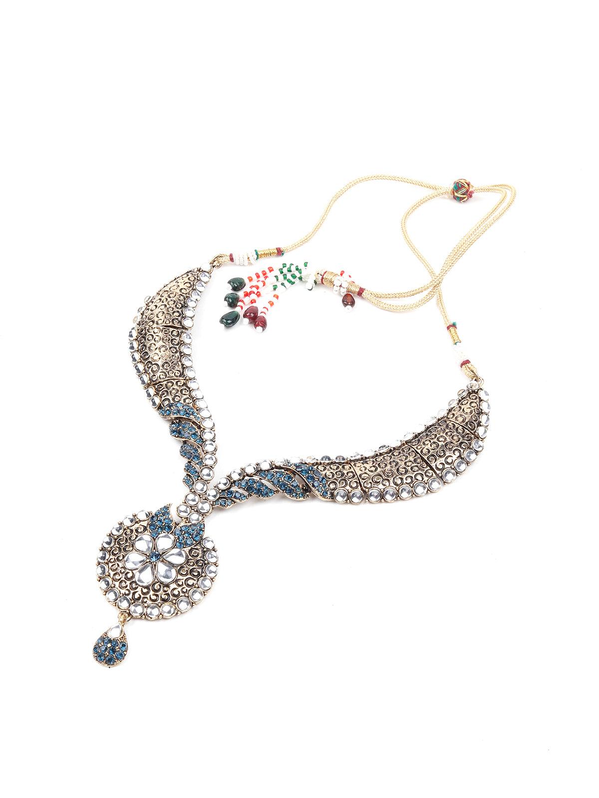 Women's Multicoloured Stones And Kundan Se