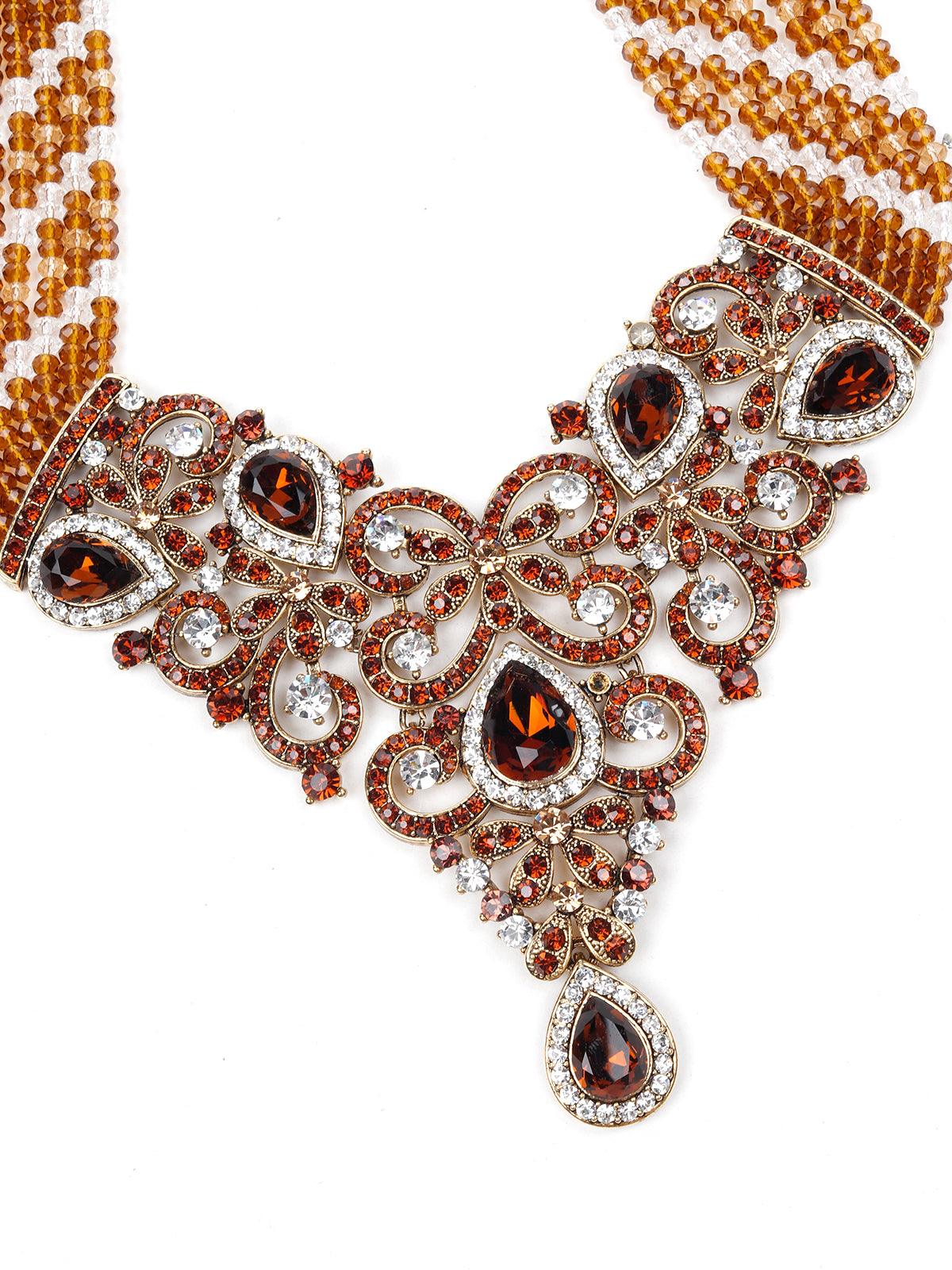 Women's Multicoloured Stones And Kundan Se