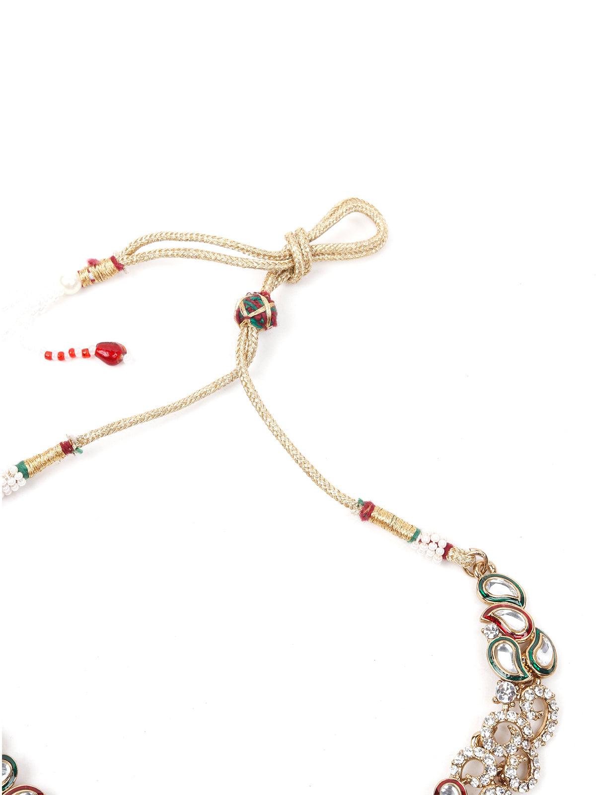 Women's Multicoloured Stones And Kundan Se