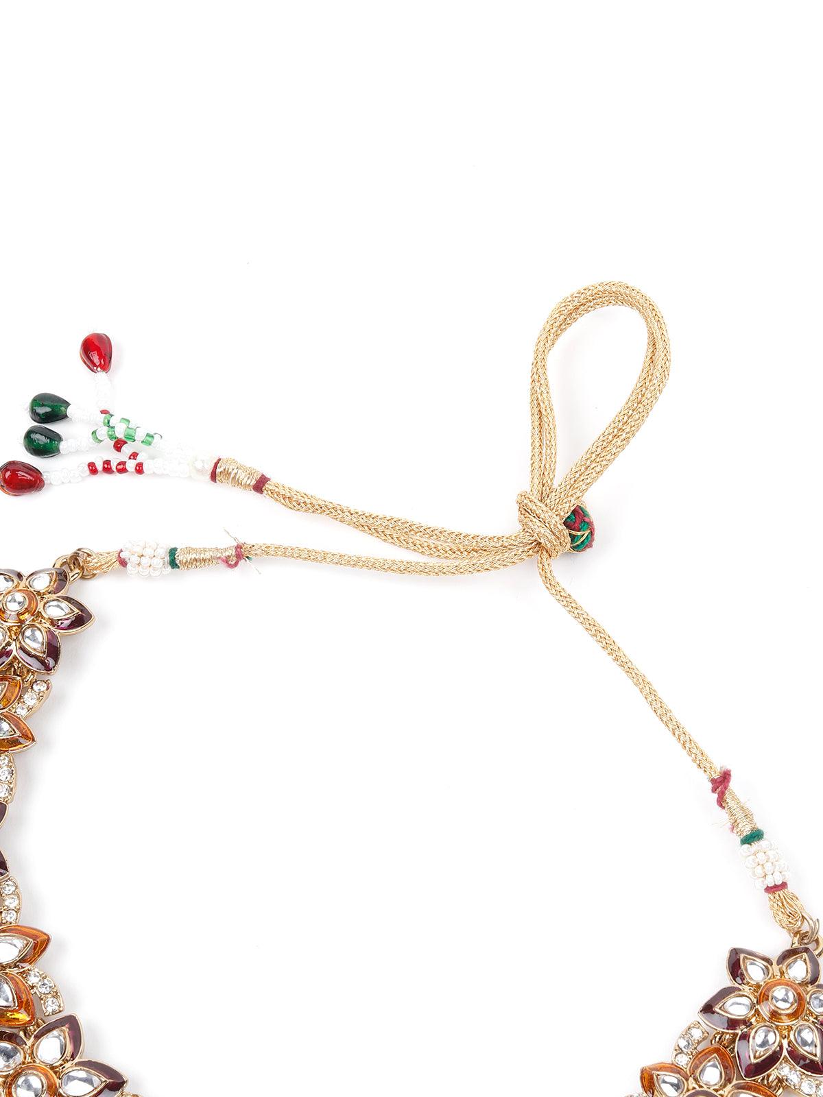 Women's Multicoloured Stones And Kundan Se