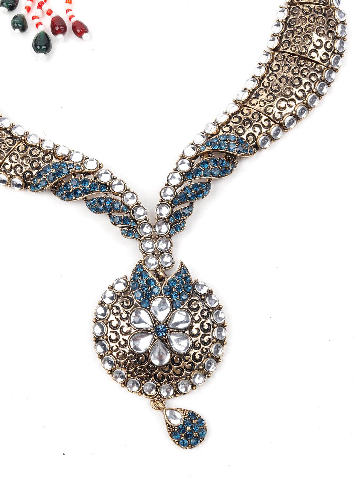 Women's Multicoloured Stones And Kundan Se