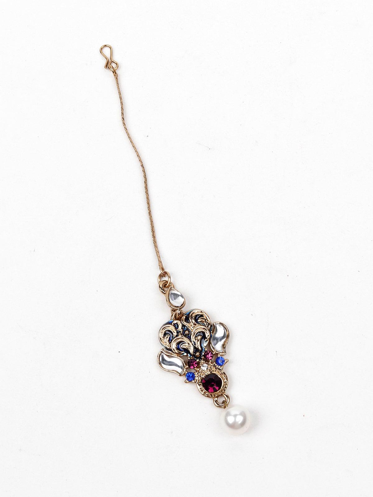 Women's Multicoloured Stones And Kundan Se