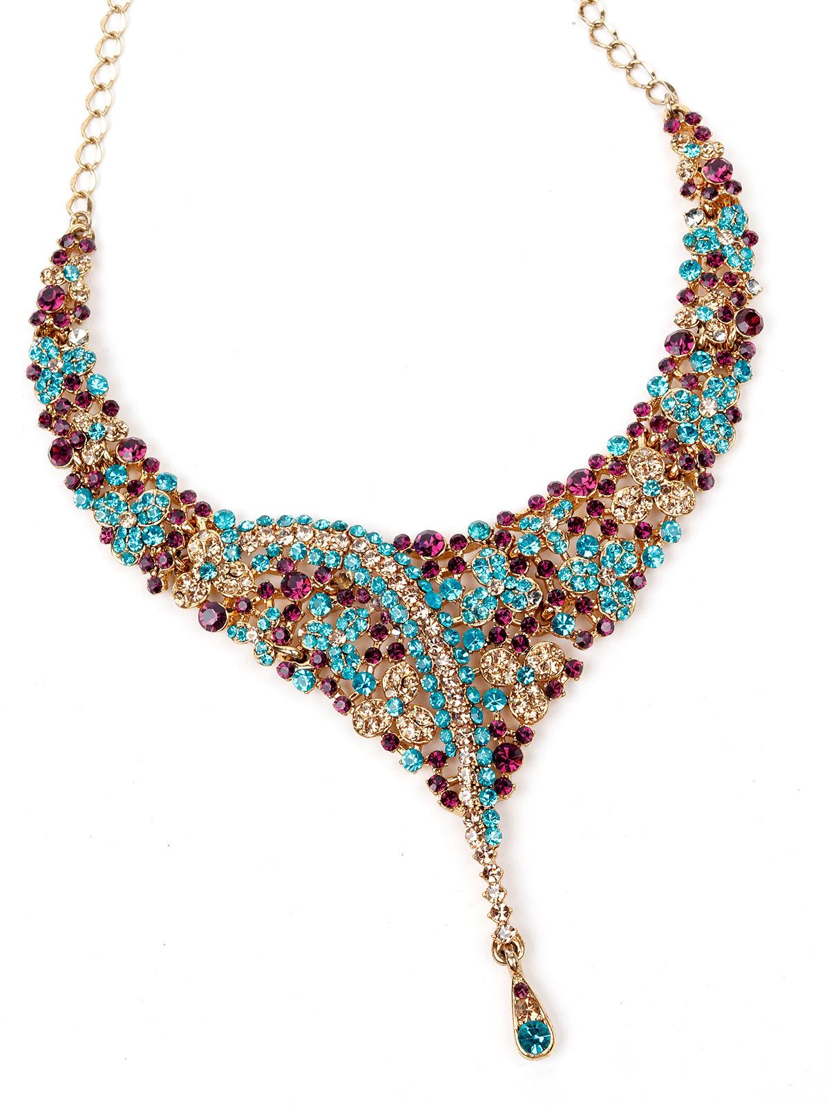 Women's Multicoloured Stones Se
